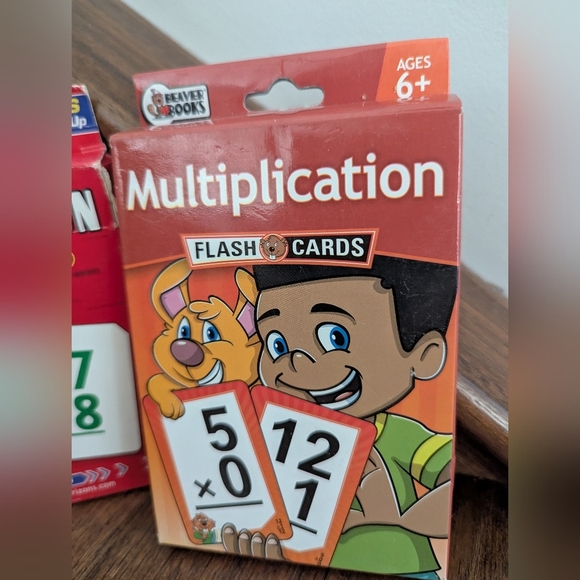 Math Flash Cards Set Education 4 Sets of Flash Cards For Ages 6 & Up - Picture 5 of 5